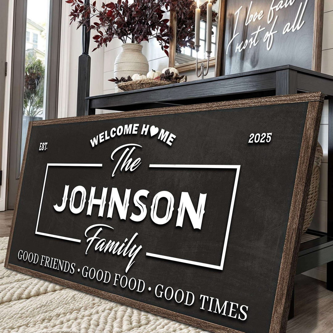 Welcome Home Wall Sign