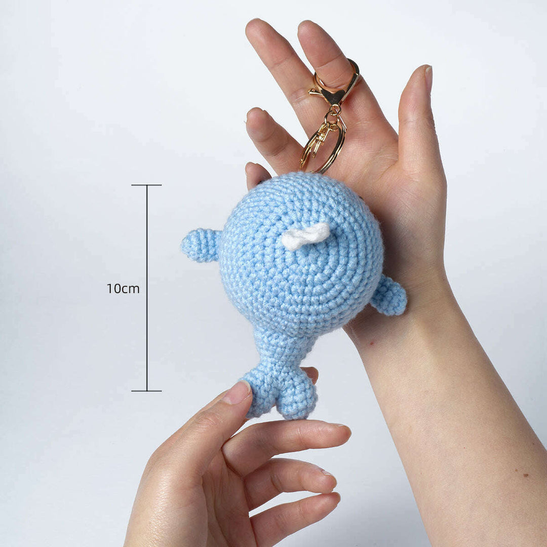 Whale Amigurumi DIY Crochet Kit Wizardi F07N8-M43