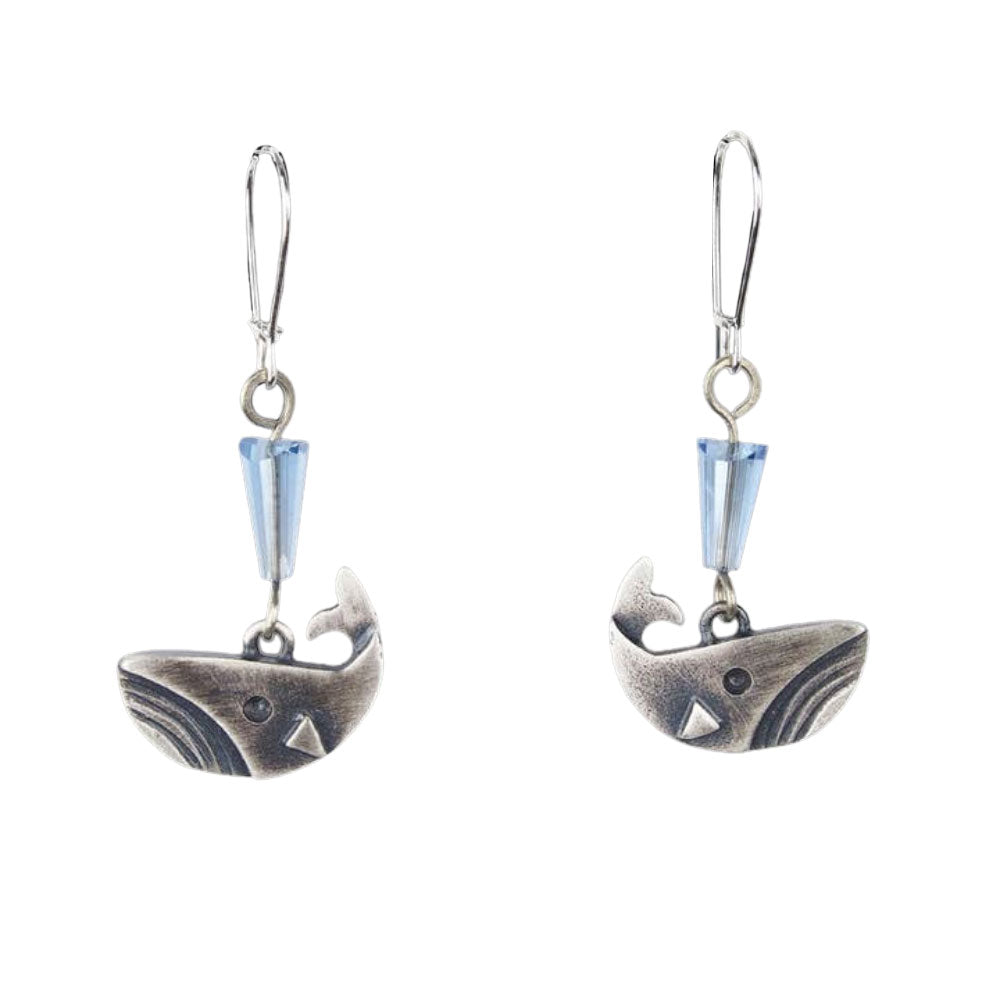 Whale Earrings by Chickenscratch