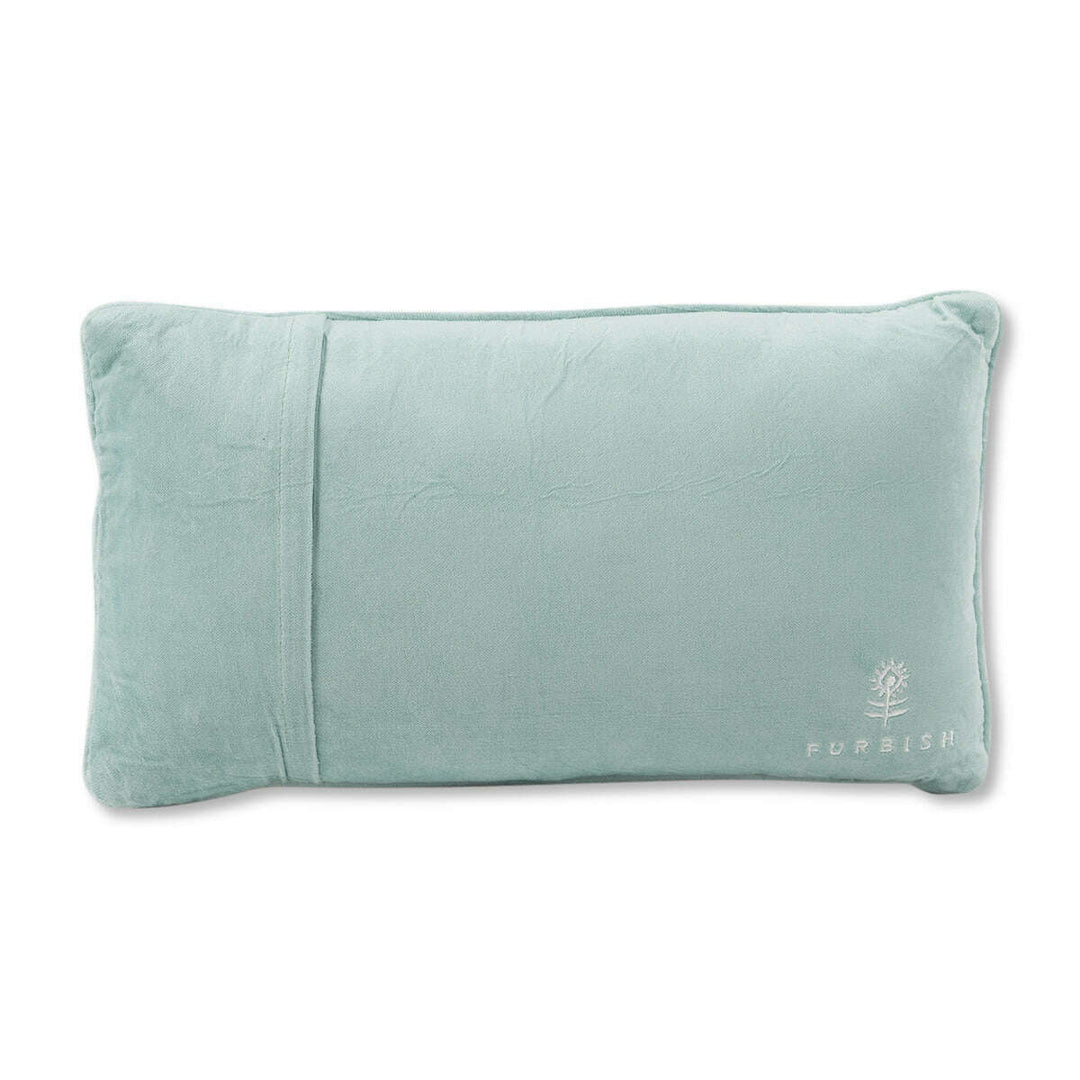Where the People Aren't Needlepoint Pillow