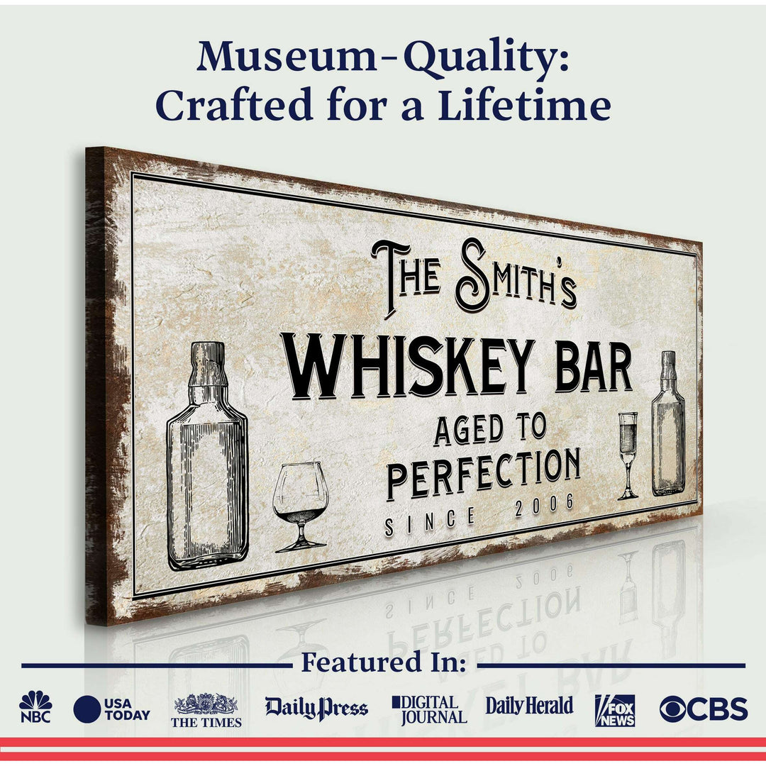 Whiskey Bar Sign III