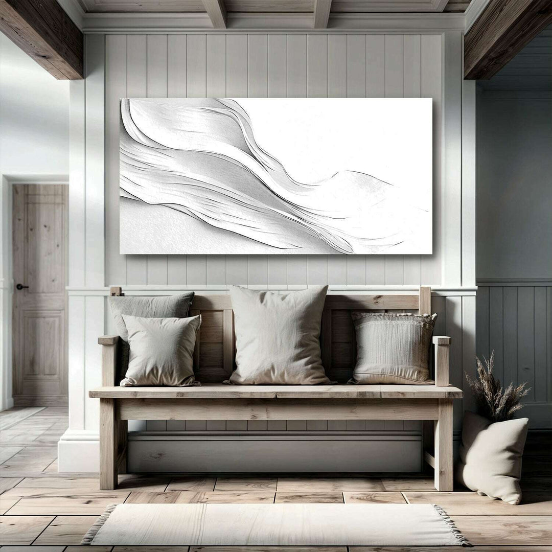 White Minimalist Wall Art