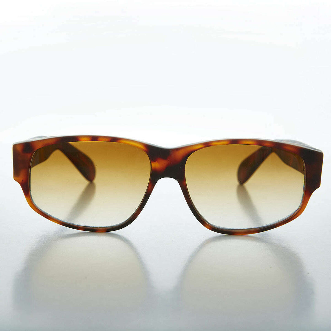 Wide Rectangular Mod Vintage Sunglass - Fez