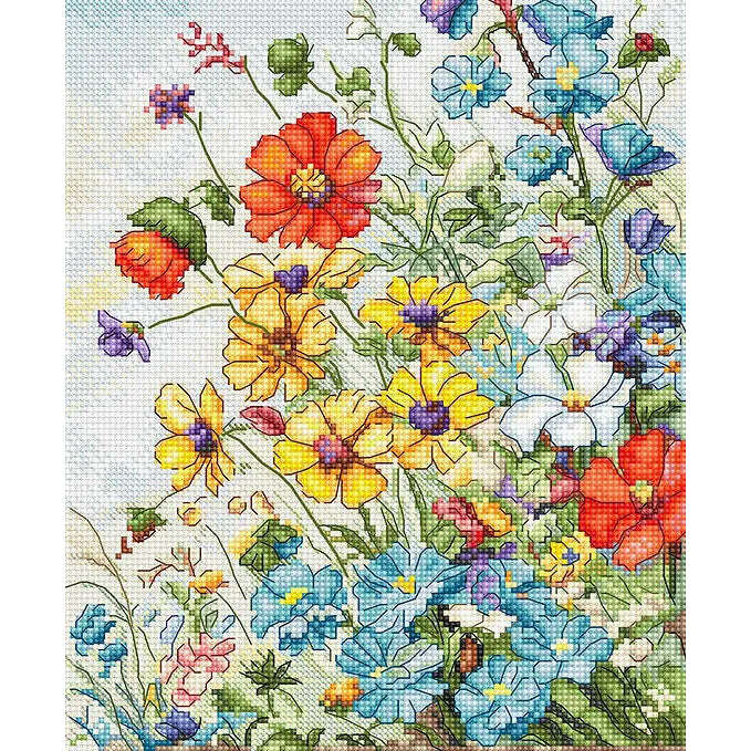 Wildflowers L8091 Counted Cross Stitch Kit