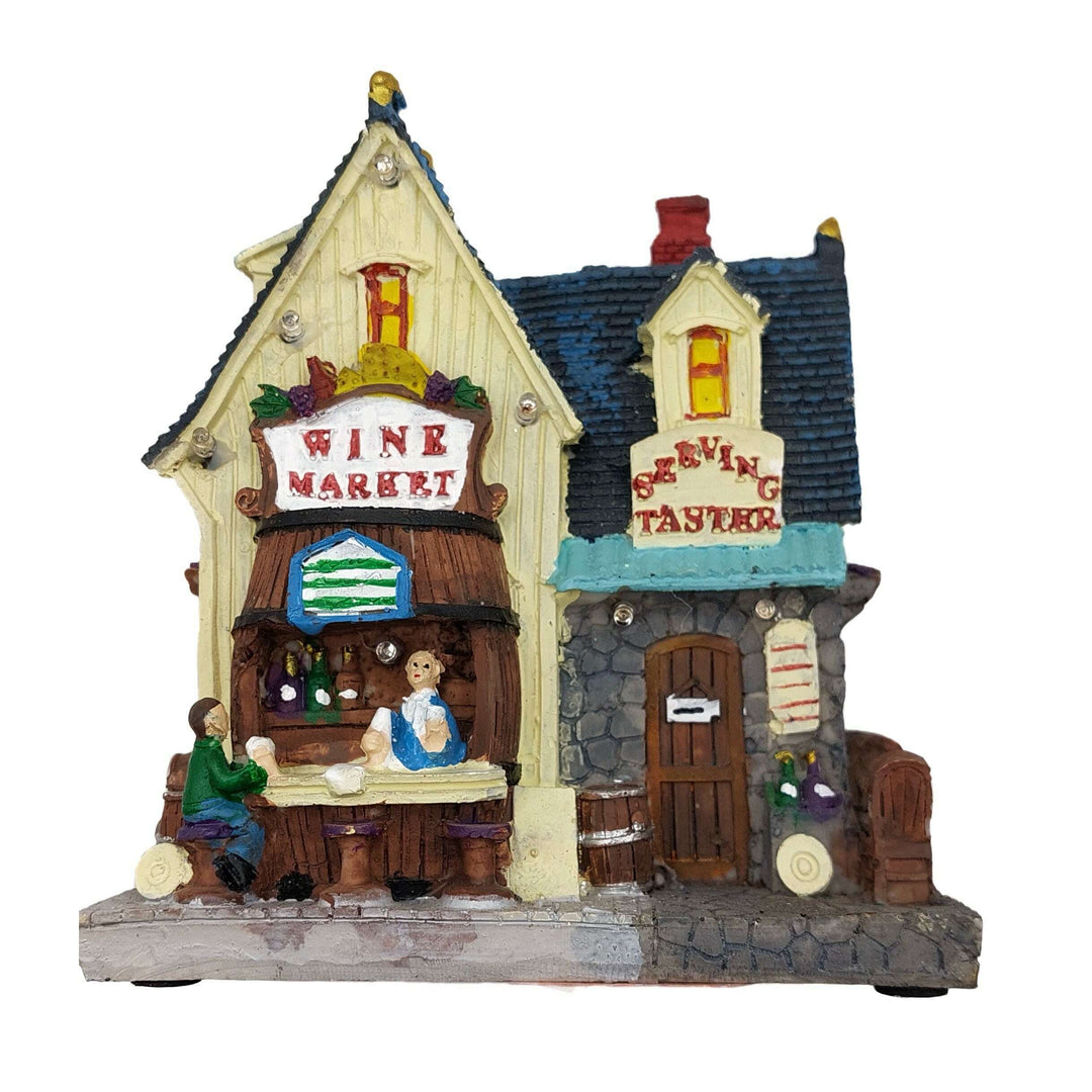 Wine Market. Christmas Village Wizardi F07-N1-10-2321B