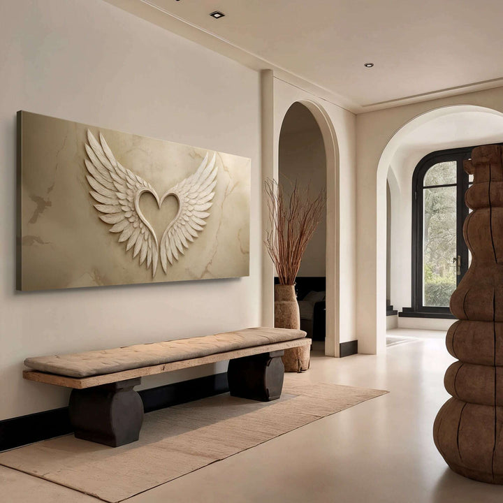 Wings Of Love Abstract Wall Art