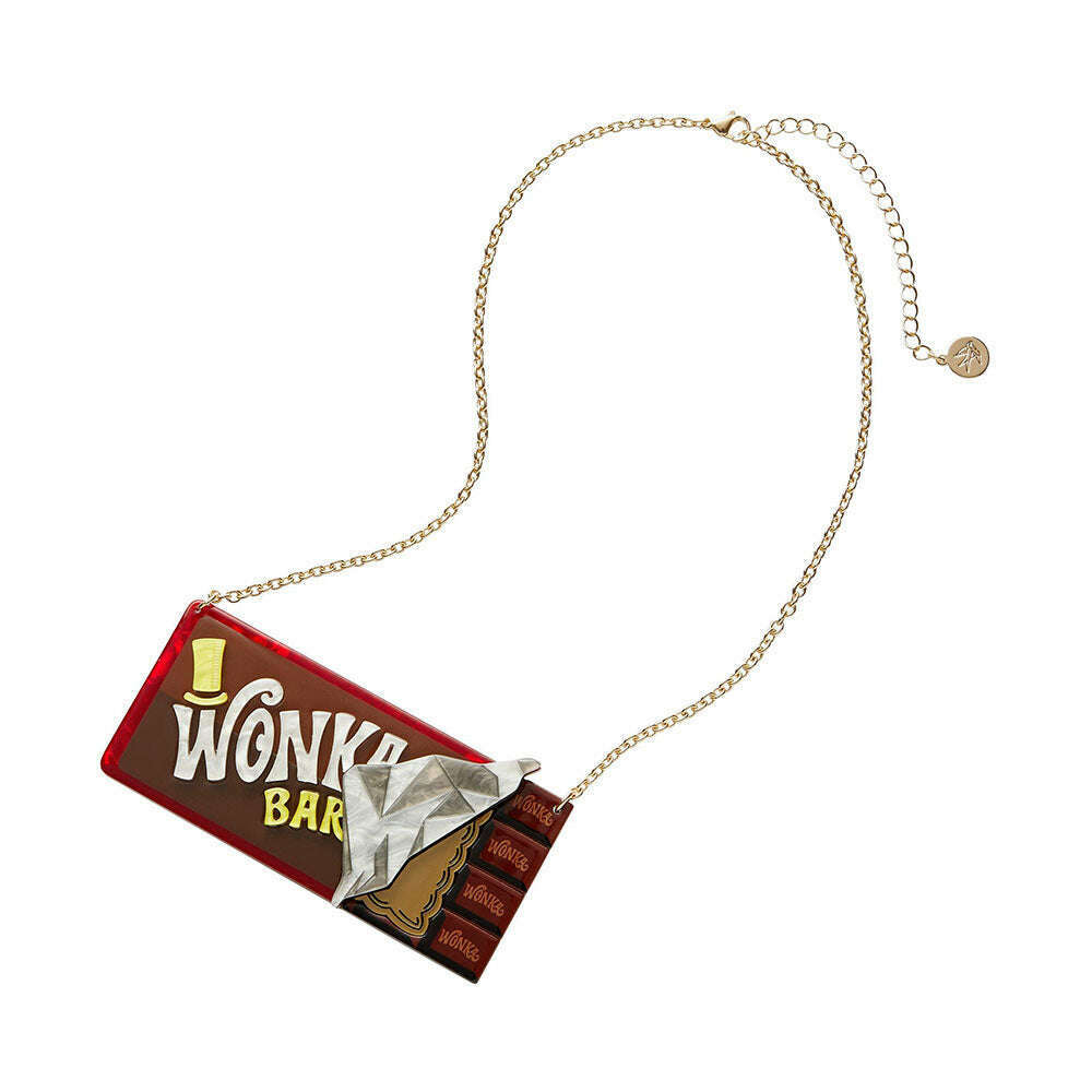 Winning Wonka Bar Necklace by Erstwilder – view 2