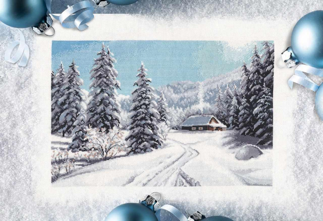 Winter day 1205 Counted Cross Stitch Kit
