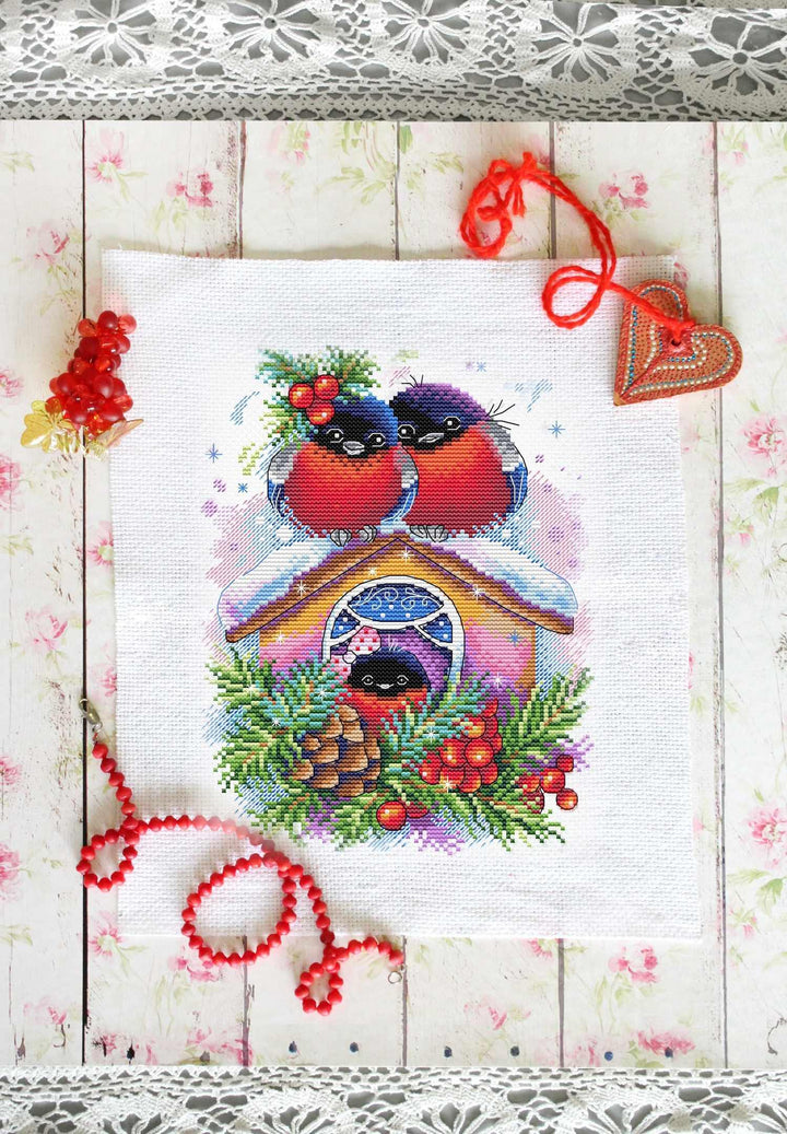 Winter House SM-440 Counted Cross Stitch Kit