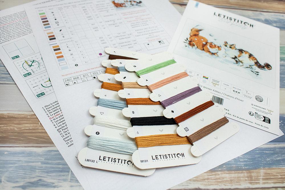 Winter Kitties L8813 Counted Cross Stitch Kit