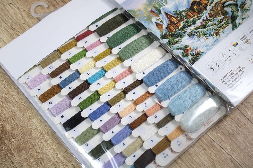 Winter landscape BU5001L Counted Cross-Stitch Kit