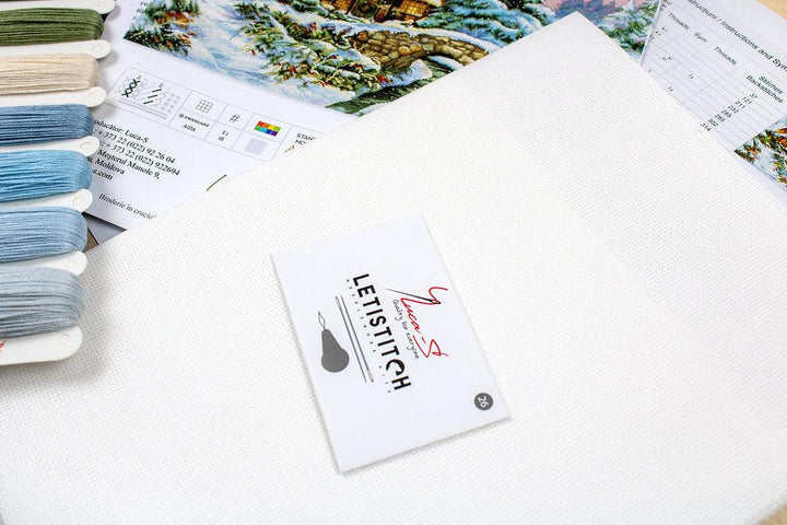 Winter landscape BU5001L Counted Cross-Stitch Kit