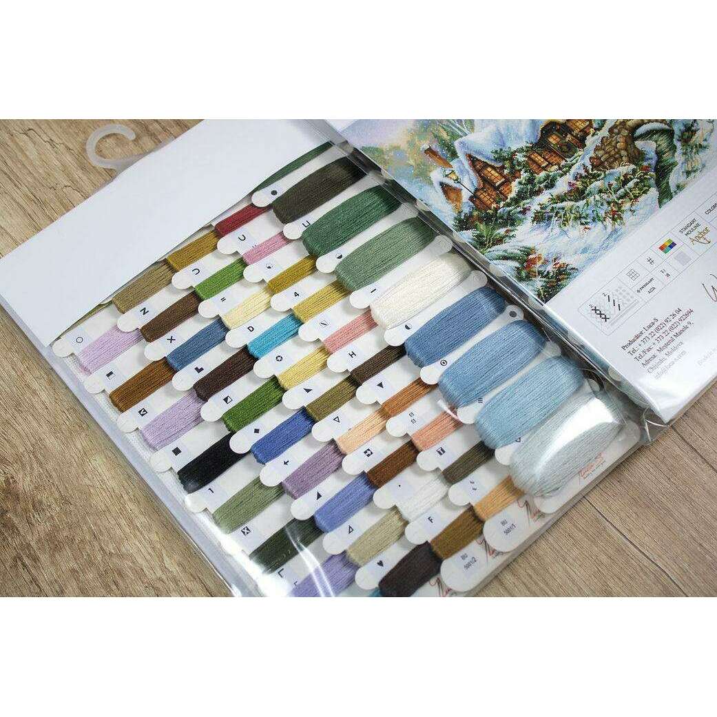 Winter landscape BU5001L Counted Cross-Stitch Kit