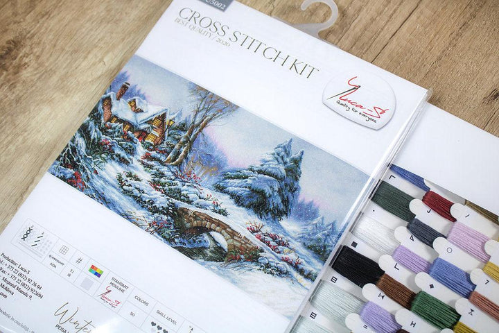 Winter landscape BU5002L Counted Cross-Stitch Kit