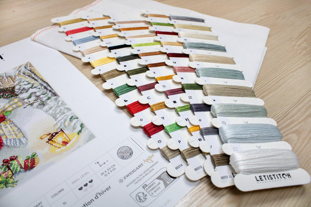 Winter playtime L8057 Counted Cross Stitch Kit