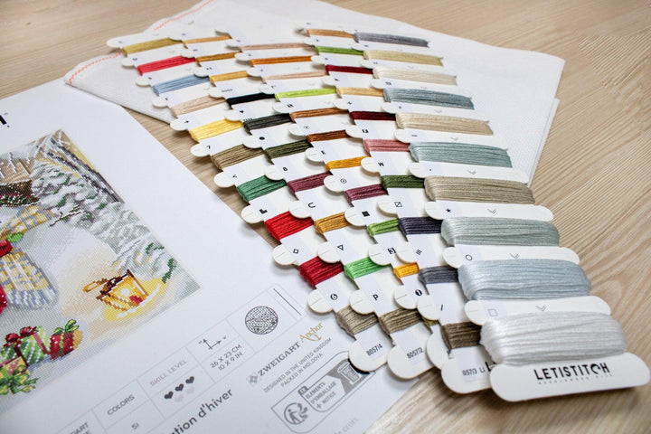 Winter playtime L8057 Counted Cross Stitch Kit