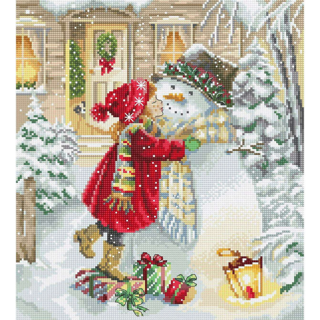 Winter playtime L8057 Counted Cross Stitch Kit