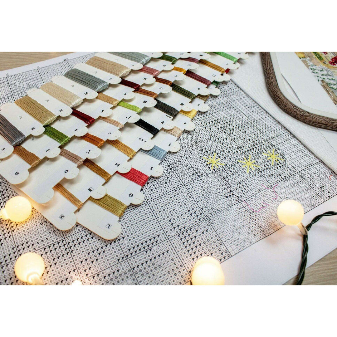 Winter playtime L8057 Counted Cross Stitch Kit