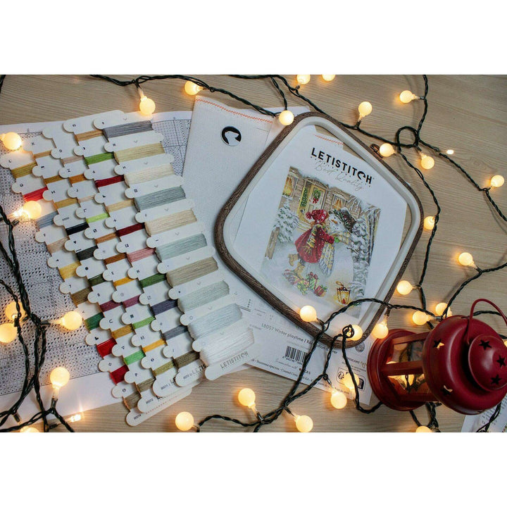 Winter playtime L8057 Counted Cross Stitch Kit