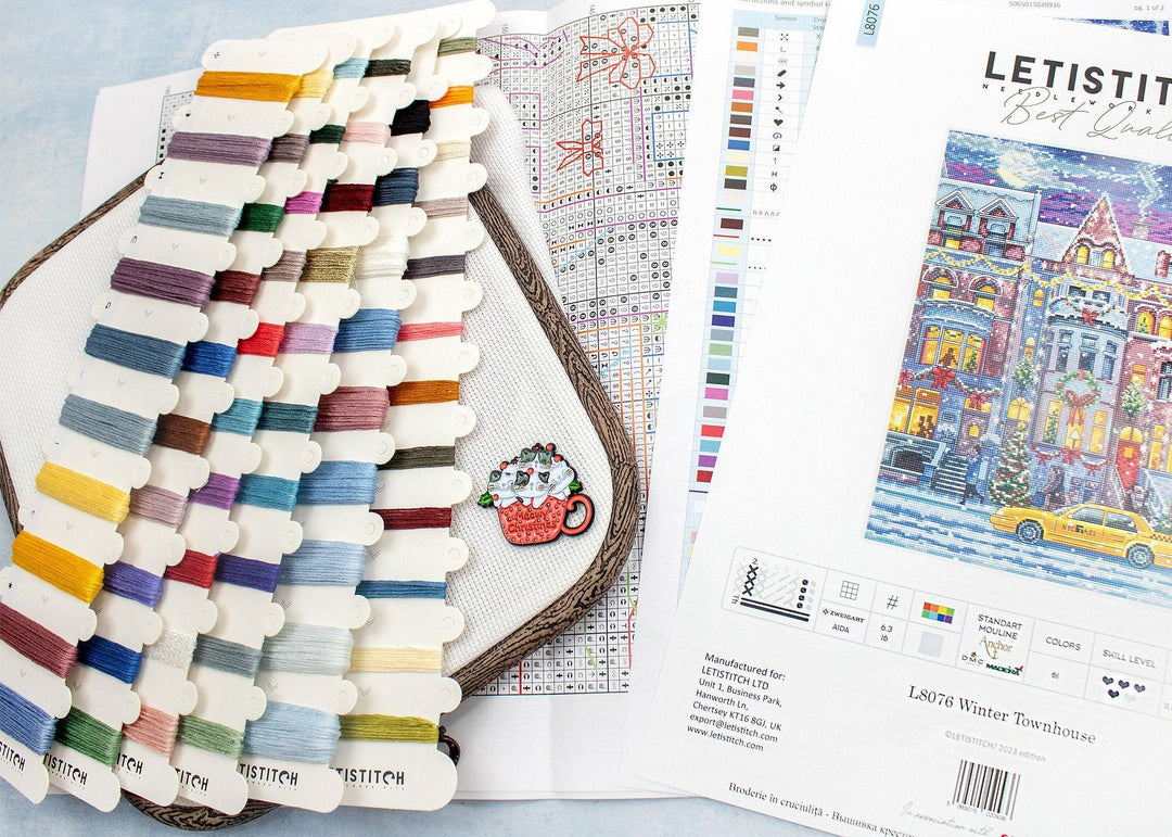 Winter Townhouse L8076 Counted Cross Stitch Kit