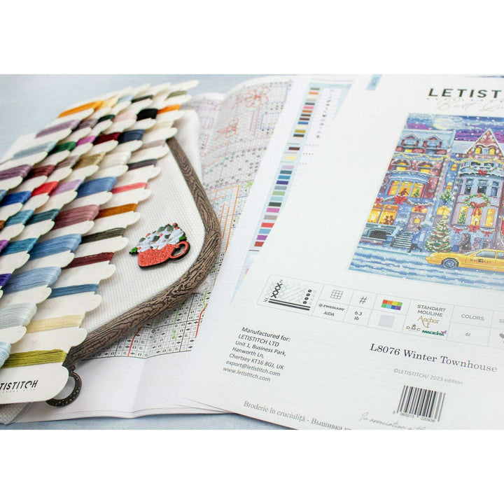 Winter Townhouse L8076 Counted Cross Stitch Kit