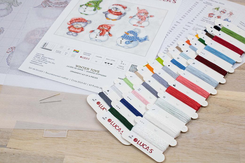 Winter Toys JK034L Counted Cross-Stitch Kit