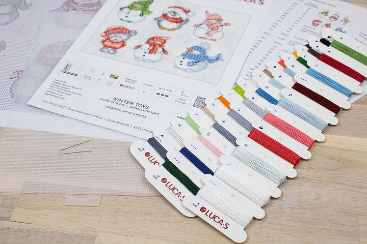 Winter Toys JK034L Counted Cross-Stitch Kit