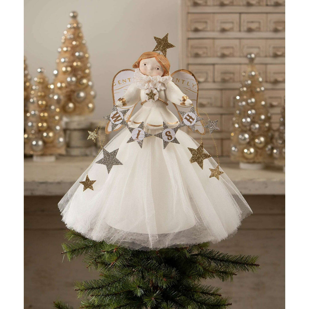 Wish Angel Treetopper by Bethany Lowe Designs, image 3