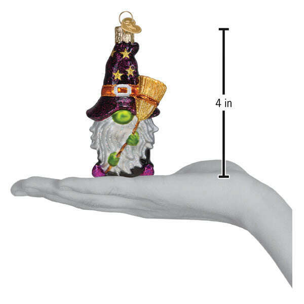Witch Gnome Ornament
