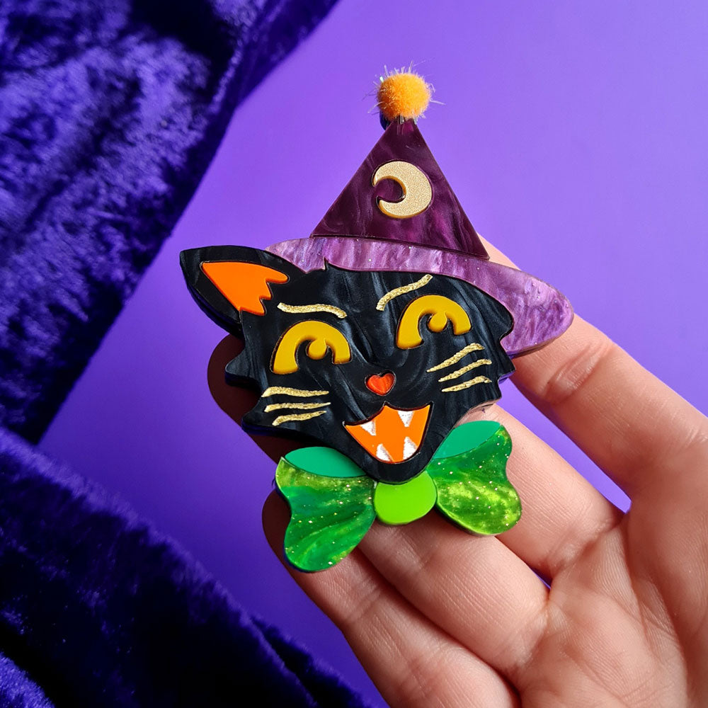 Witch Kitty Necklace by Cherryloco Jewellery - 13314 3
