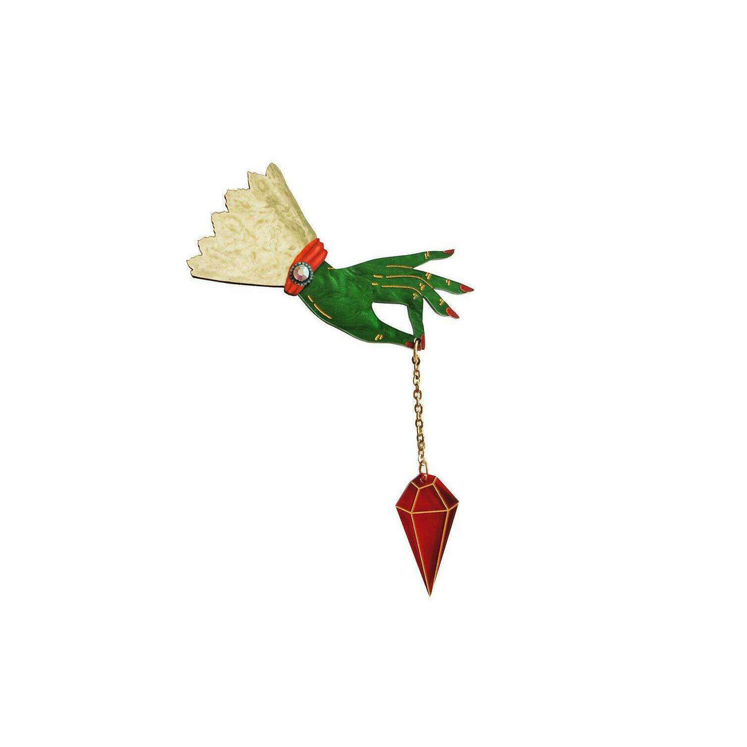 Witch Pendulum Halloween Brooch by Laliblue - Quirks!