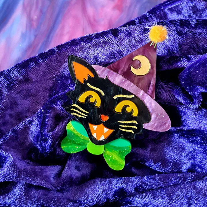 Witch Kitty Necklace by Cherryloco Jewellery - 13314 1