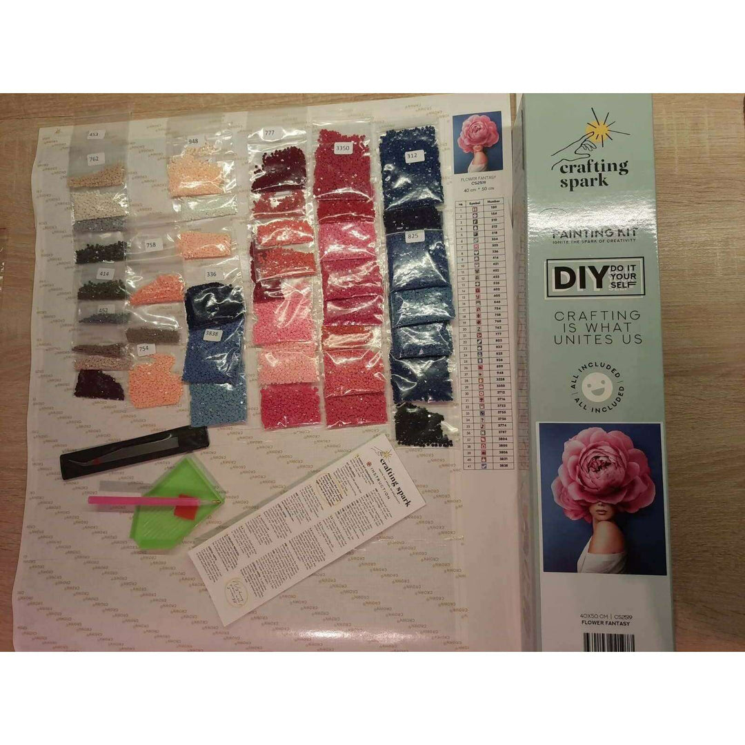 Wolf CS2574 11.8 x 15.8 inches Crafting Spark Diamond Painting Kit
