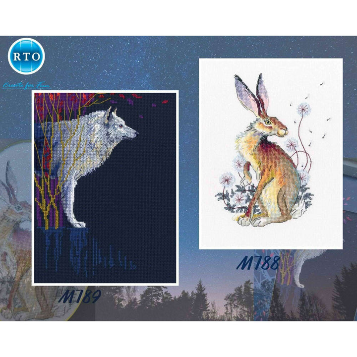 Wolf leader M789 Counted Cross Stitch Kit