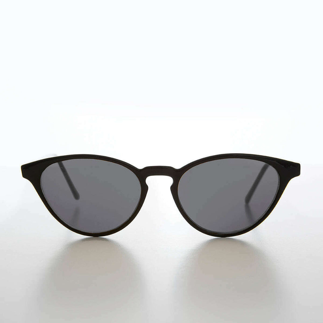 Women's Round Cat Eye Sunglass with Keyhole Bridge - Allie
