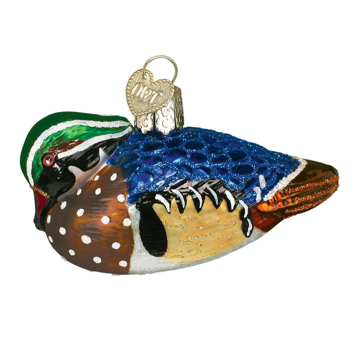 Wood Duck Christmas Ornament
