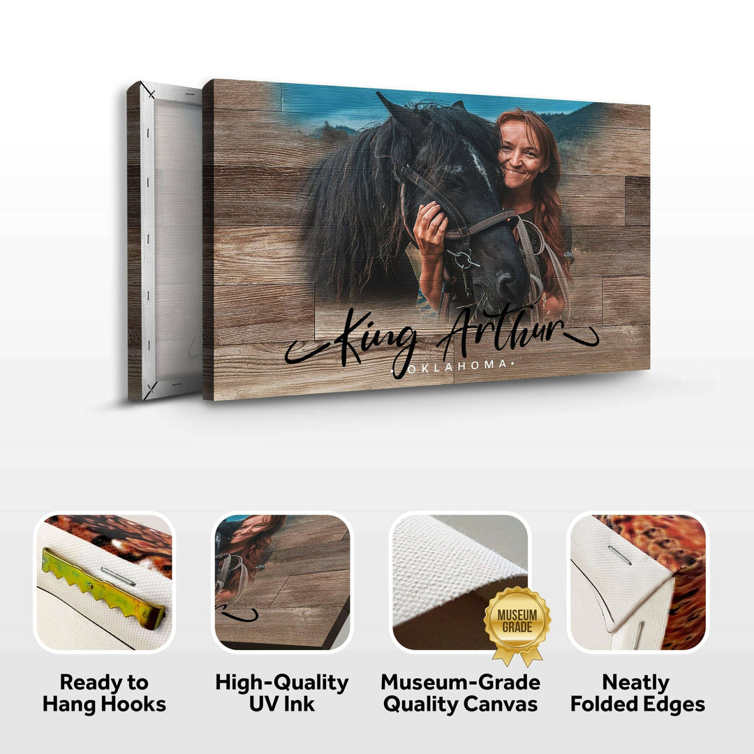 Wooden Animal Portrait Sign
