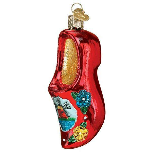 Wooden Clog Ornament