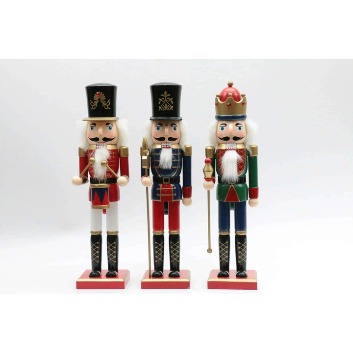 Wooden Drummer Nutcracker Wizardi F07M6-11 Red