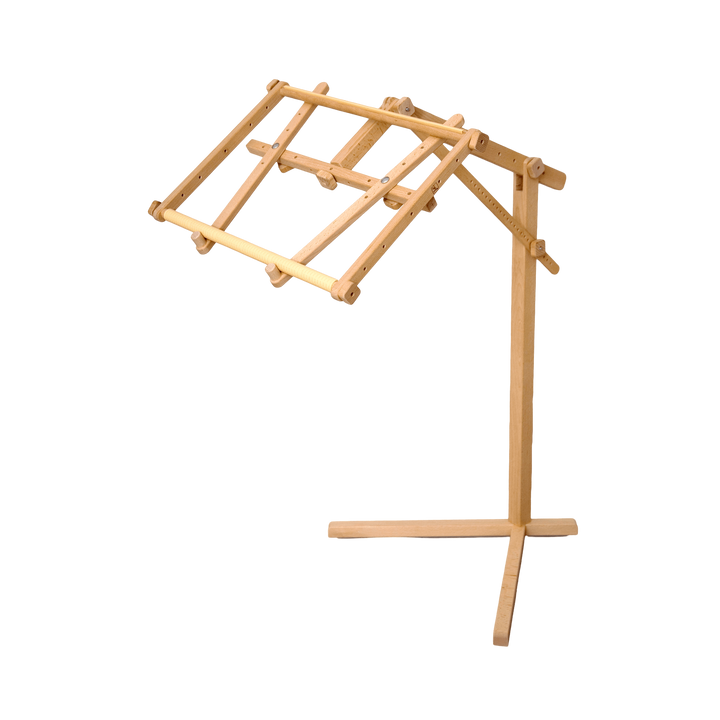 Wooden embroidery stand FLOOR-STANDING Flamingo without frame CSFL1