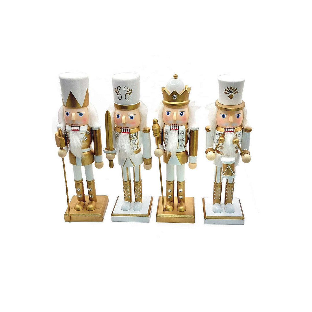 Wooden Golden Soldier Nutcracker Wizardi F07M6-14B