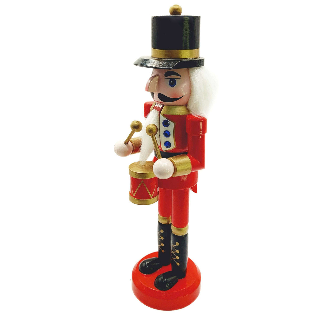 Wooden Regal Drummer Nutcracker Wizardi F07M6-13A