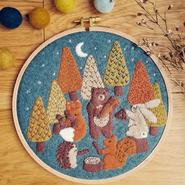 Woodland Melody Applique Felt Kit APPMEL1O