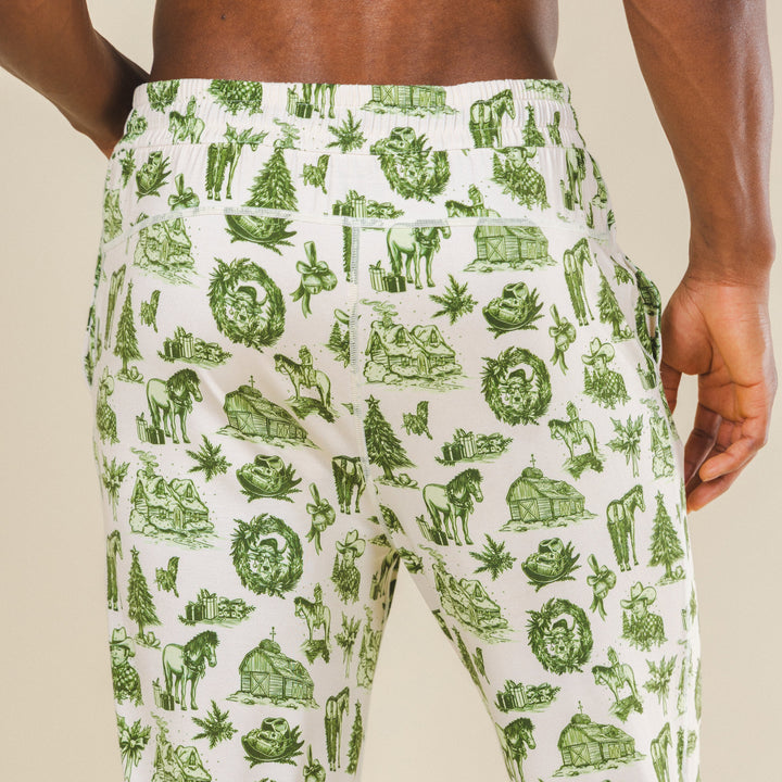 The Western Wonderland | Western Toile SleepDeep™ Men’s Pajama Joggers