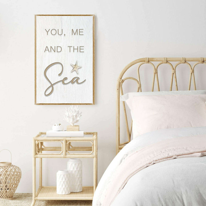 You Me and the Sea Coastal Sign V