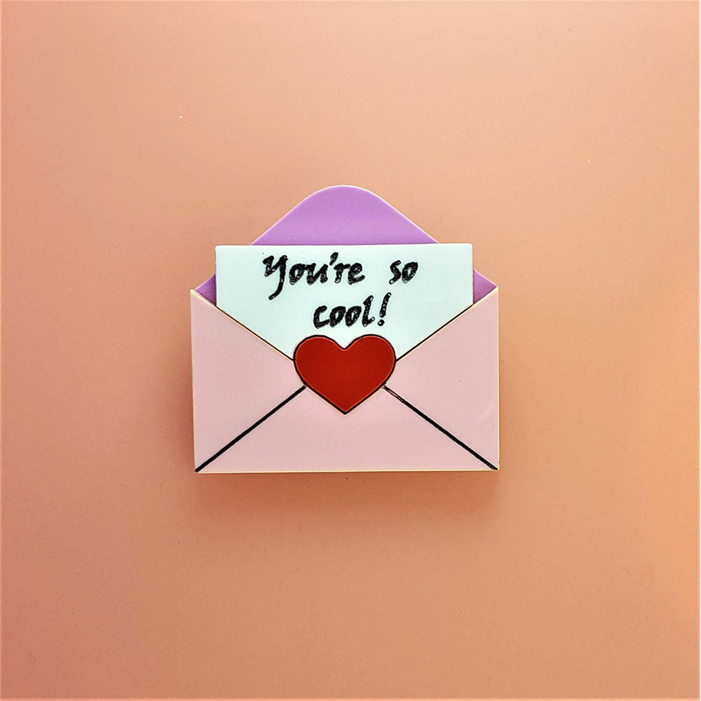 You&rsquo;Re So Cool Brooch by Cherryloco Jewellery 3