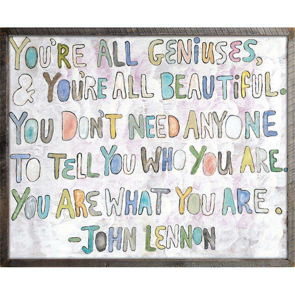 "You're All Geniuses" Art Print - Quirks!