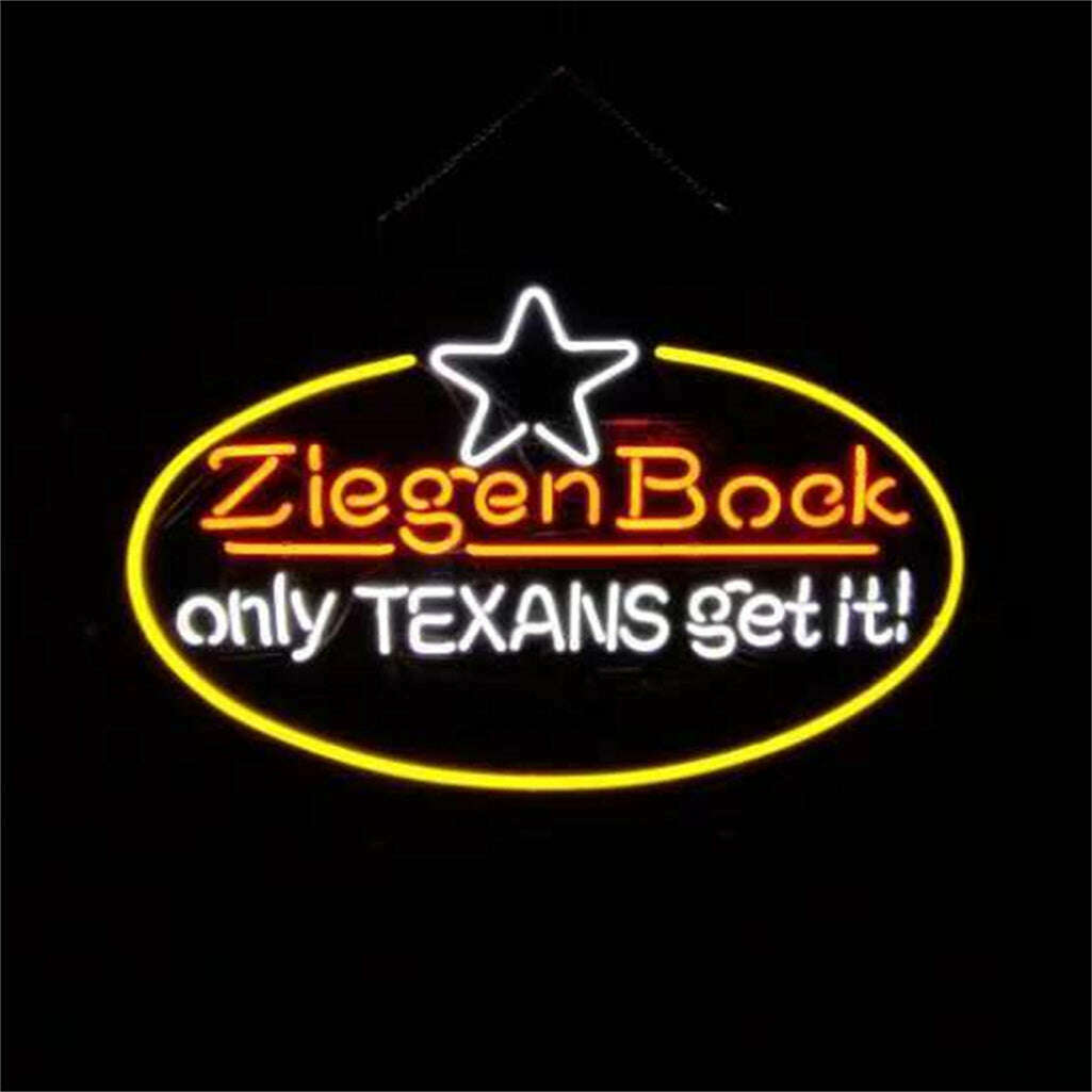 Ziegen Bock Only Texans Get it Neon Light Sign