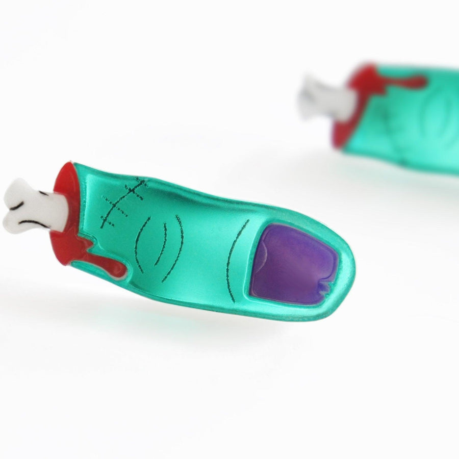 Zombie Finger Earrings by Laliblue - Quirks!