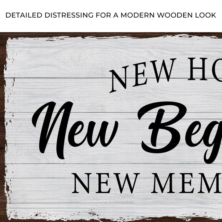 New Home Sign